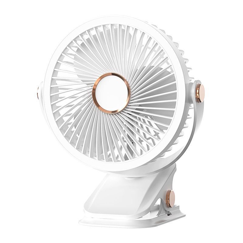 Rechargeable Table Fan With Lights